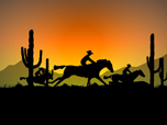 Free Animated Screensavers - Cowboy Ride Screensaver