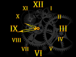 Заставка Механические Часы - Заставка с часами