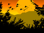 Бесплатные анимированные заставки - Заставка Райские Птицы