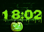 Free Halloween Screensavers - Scary Clock Screensaver
