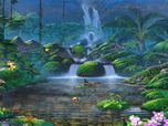 Free Animated Screensavers - Fascinating Waterfalls Screensaver
