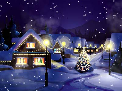 Christmas Snowfall Screensaver software