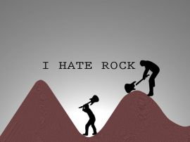 I Hate Rock - abstract wallpaper