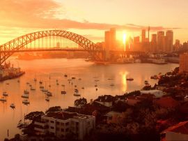 Sydney sundown Wallpaper